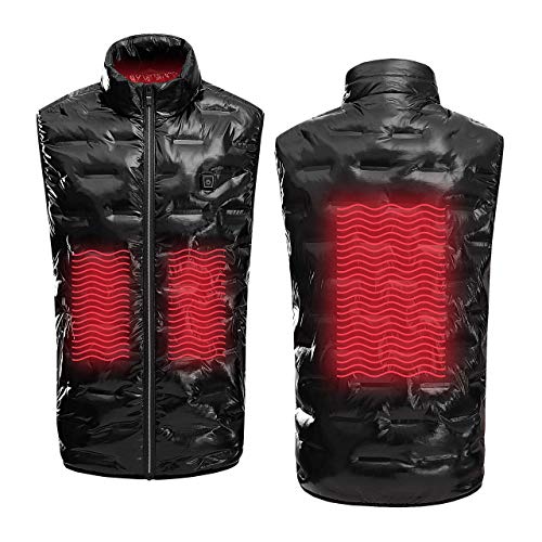 Boys (Juniors, Teenagers) Heated Vest - Electric Heating 7v Smart Warming Vest - Rechargeable Battery Pack Included